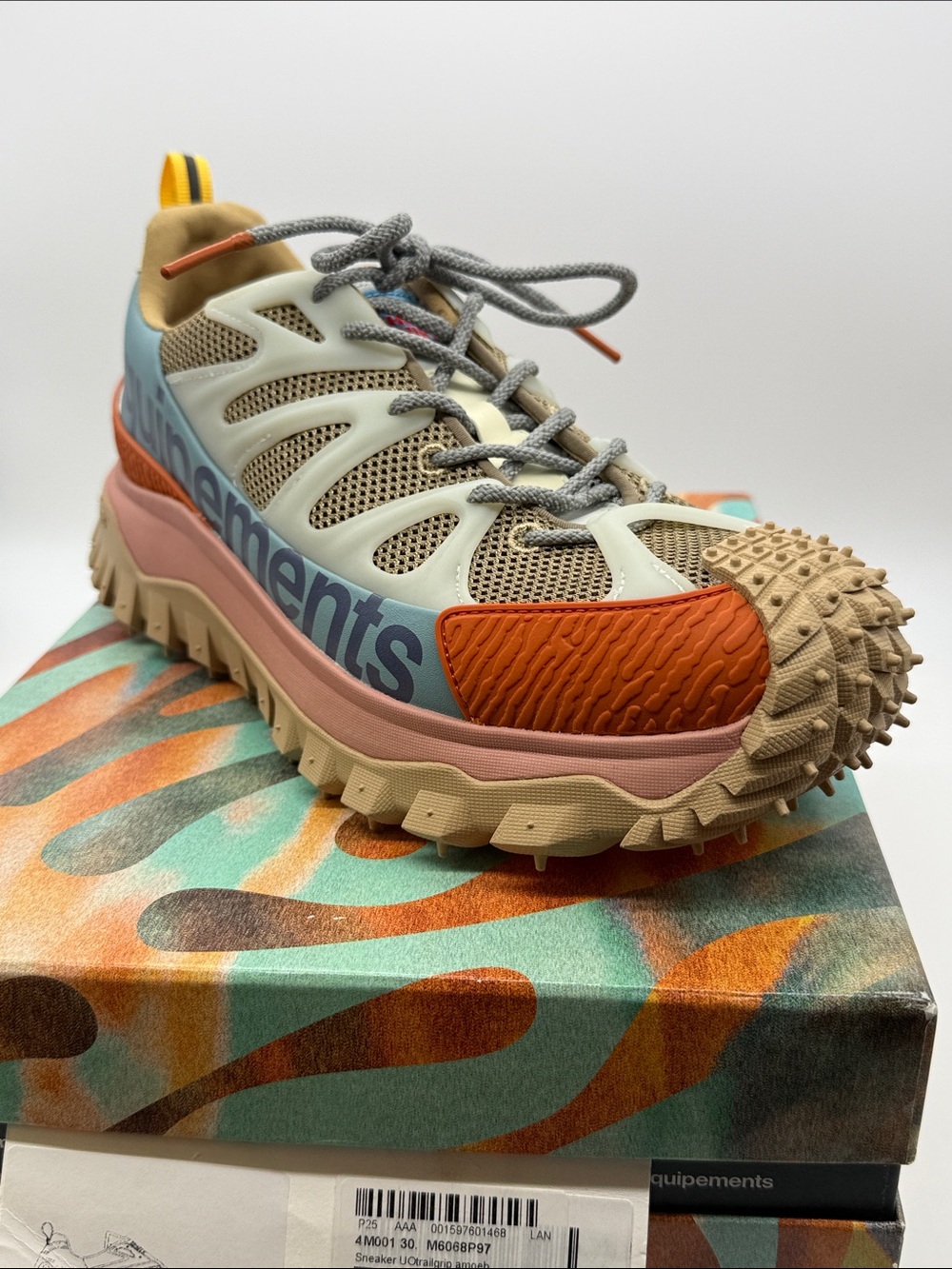 Moncler Trailgrip Amoeba Low Top Sneakers